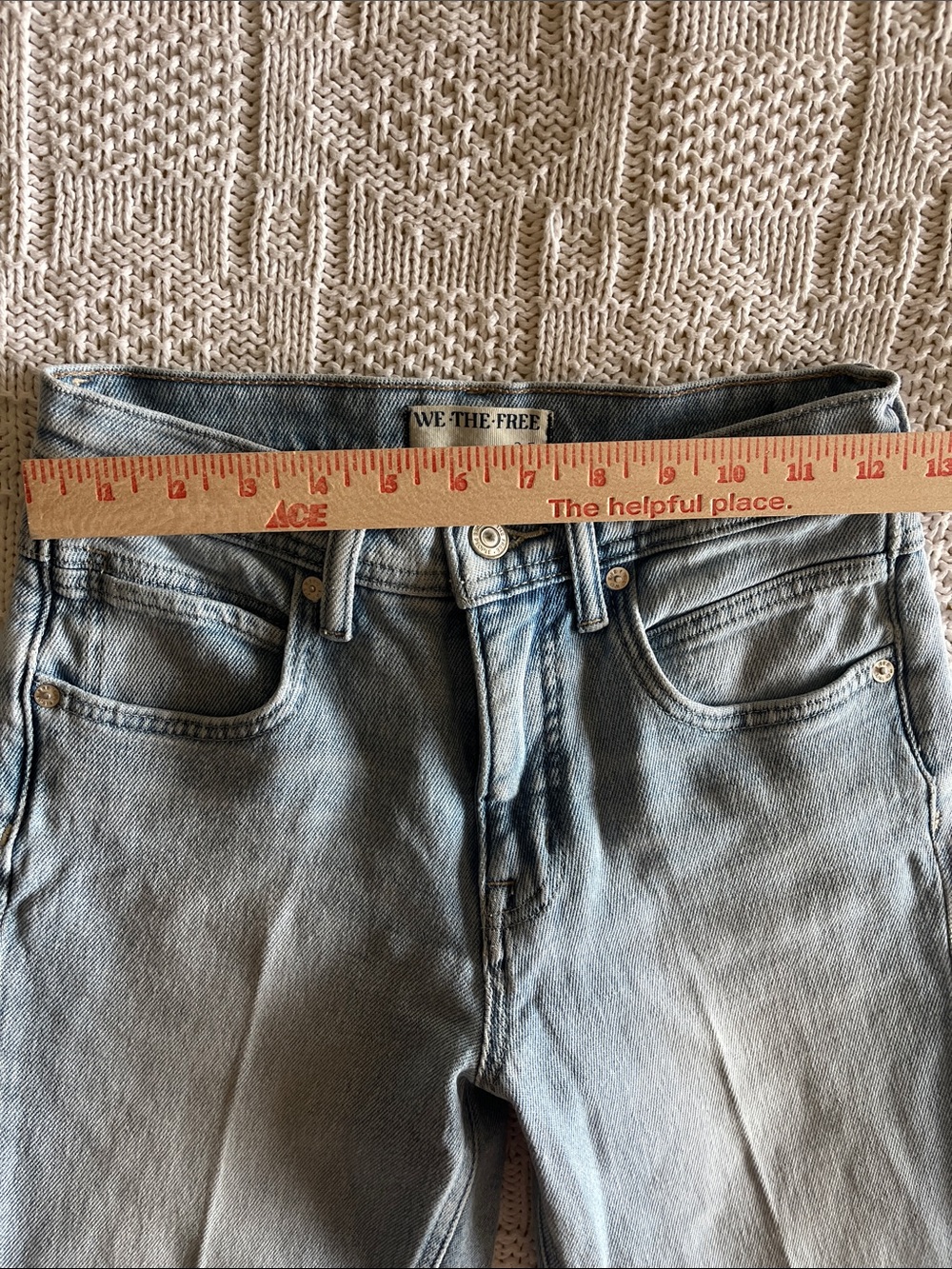 We The Free Leila High-Rise Leggy Slim Jeans Sz 25 - Picture 9 of 14